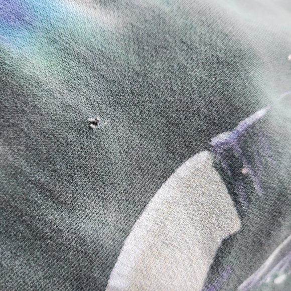 Vintage'95 Jerry Garcia Grateful Dead T-Shirt Not Fade Away Tie Dye - Picture 7 of 9